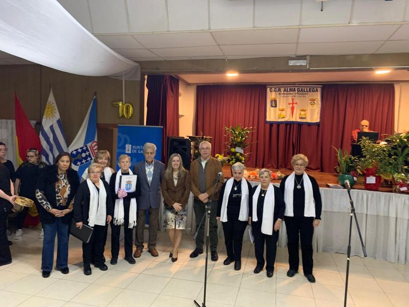 Imagen de la celebración del Día das Letras Galegas 2024 en Montevideo