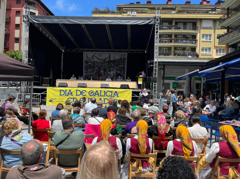 José González celebra el XXXV Día de Galicia en el País Vasco reafirmando el apoyo de la Xunta a las entidades gallegas de todo el mundo