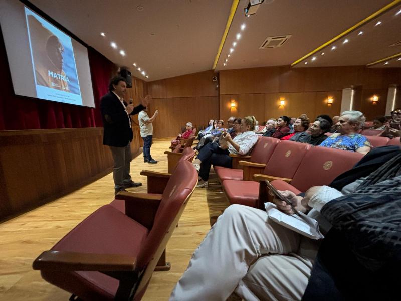 Imagen de la inauguración del Ciclo Mestre Mateo 2024 de cine gallego en Río de Janeiro Imagen de la inauguración del Ciclo Mestre Mateo 2024 de cine gallego en Río de Janeiro