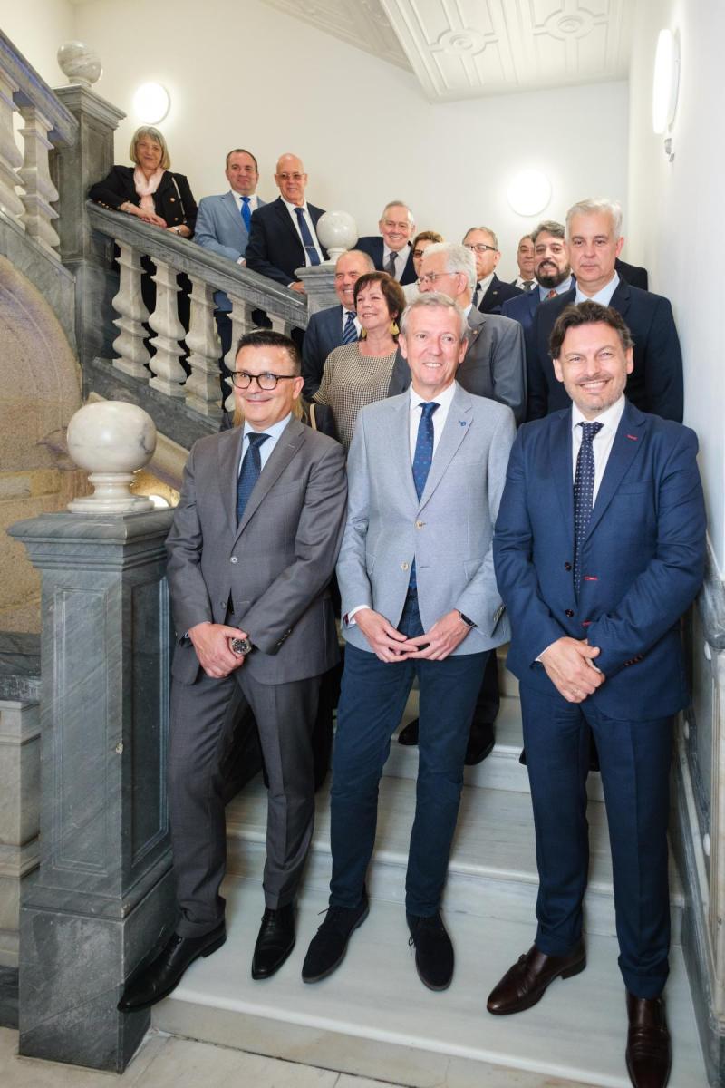 El presidente de la Xunta asiste a la inauguración de la Comisión Delegada del Consello de Comunidades Galegas