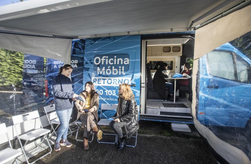 A Oficina móbil de retorno da Xunta leva visitado 76 concellos co foco posto no asesoramento aos galegos do exterior que volven ao noso rural A Oficina móbil de retorno da Xunta leva visitado 76 concellos co foco posto no asesoramento aos galegos do exterior que volven ao noso rural