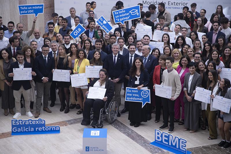 A Xunta publica a concesión das 250 Bolsas BEME para galegos do exterior que realizarán este curso un mestrado nunha das tres universidades públicas