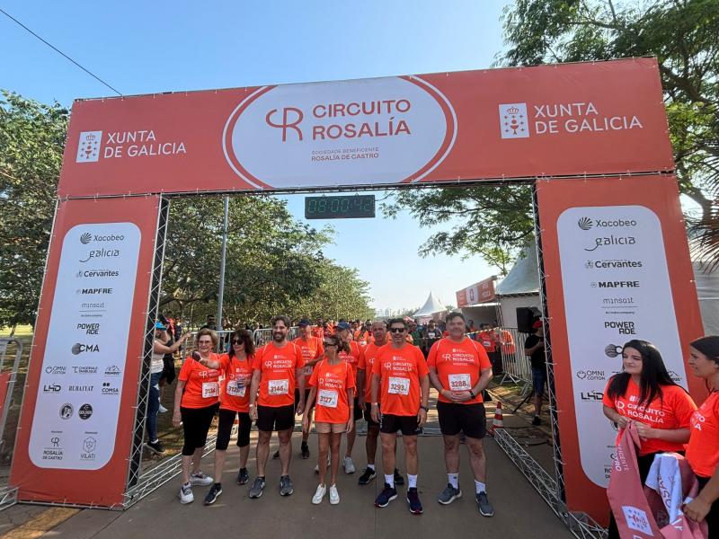 São Paulo acoge una Carrera Solidaria con la participación de miles de personas organizada por la Sociedade Beneficente Rosalía de Castro con el apoyo de la Xunta de Galicia