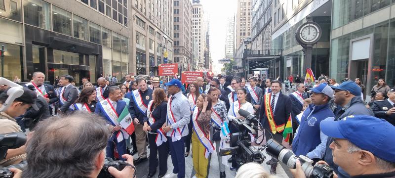 Miranda: “A Hispanidade nútrese coa a presenza da cultura das entidades galegas en Nova York mostrando unha vez máis o seu carácter universal”
