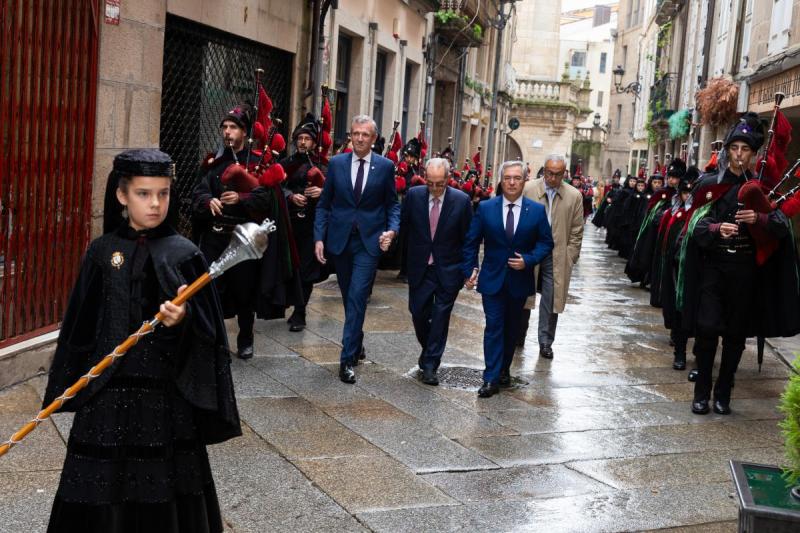Rueda destaca a contribución dos empresarios da emigración, como Olegario Vázquez Raña, á hora de construír a Galicia moderna