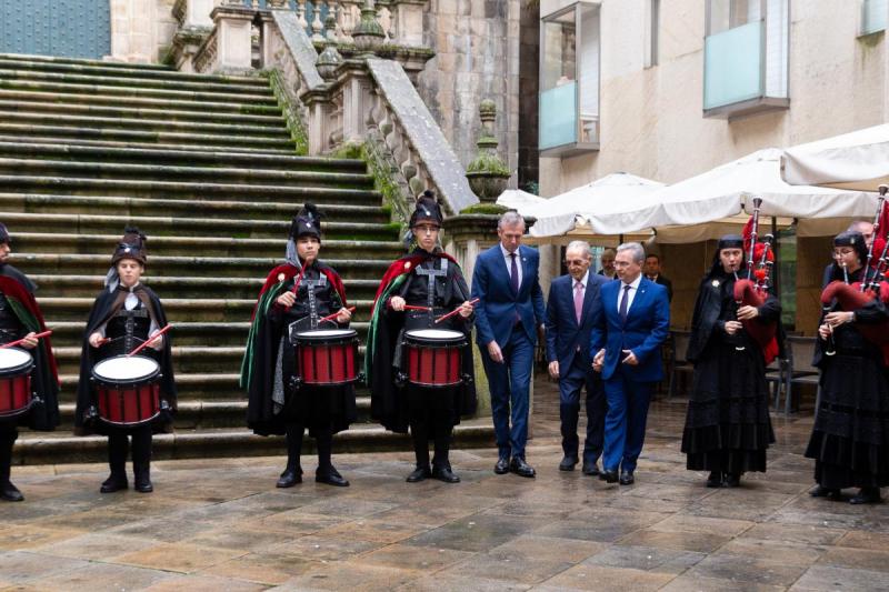Rueda destaca a contribución dos empresarios da emigración, como Olegario Vázquez Raña, á hora de construír a Galicia moderna