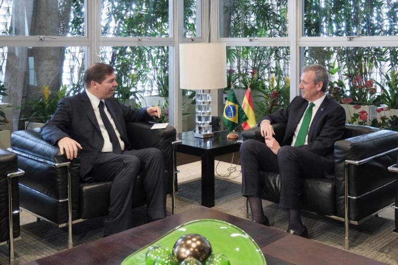 Rueda aposta por intensificar a presenza de empresas galegas en Brasil e anima ás industrias do país sudamericano a investir na comunidade