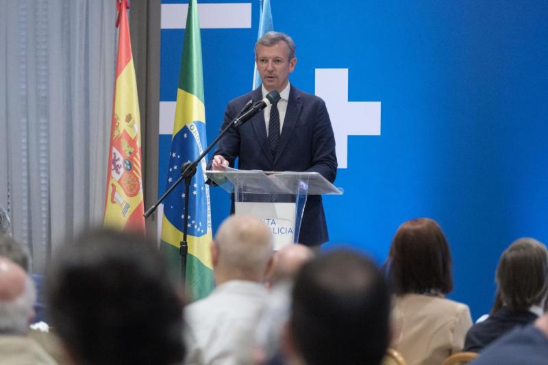 Rueda reafirma o apoio da Xunta ao empresariado galego no Brasil para fomentar a cooperación e os lazos económicos entre ambos países