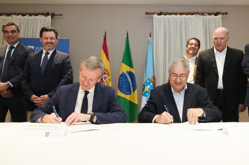 Rueda reafirma o apoio da Xunta ao empresariado galego no Brasil para fomentar a cooperación e os lazos económicos entre ambos países