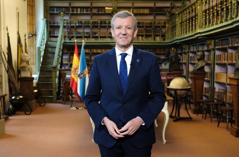 Mensaje de fin de año del presidente de la Xunta de Galicia, Alfonso Rueda Valenzuela
