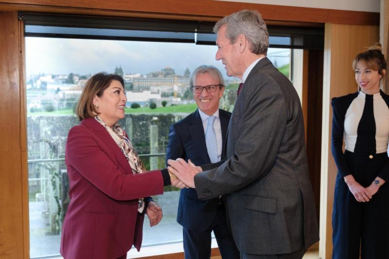 Rueda reúnese cos embaixadores de Colombia e Ecuador para reforzar a colaboración no eido laboral Rueda reúnese cos embaixadores de Colombia e Ecuador para reforzar a colaboración no eido laboral