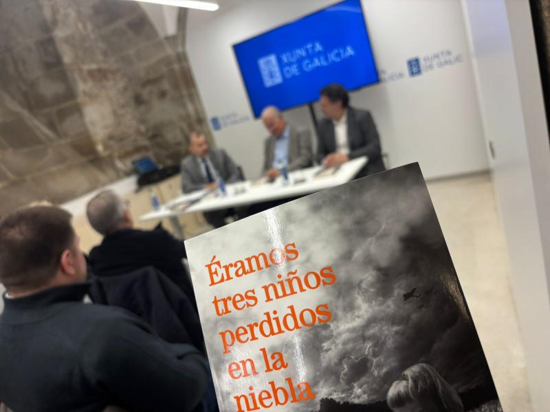 La Secretaría Xeral da Emigración acoge la presentación del libro “Éramos tres niños perdidos en la niebla' de Ruperto Long