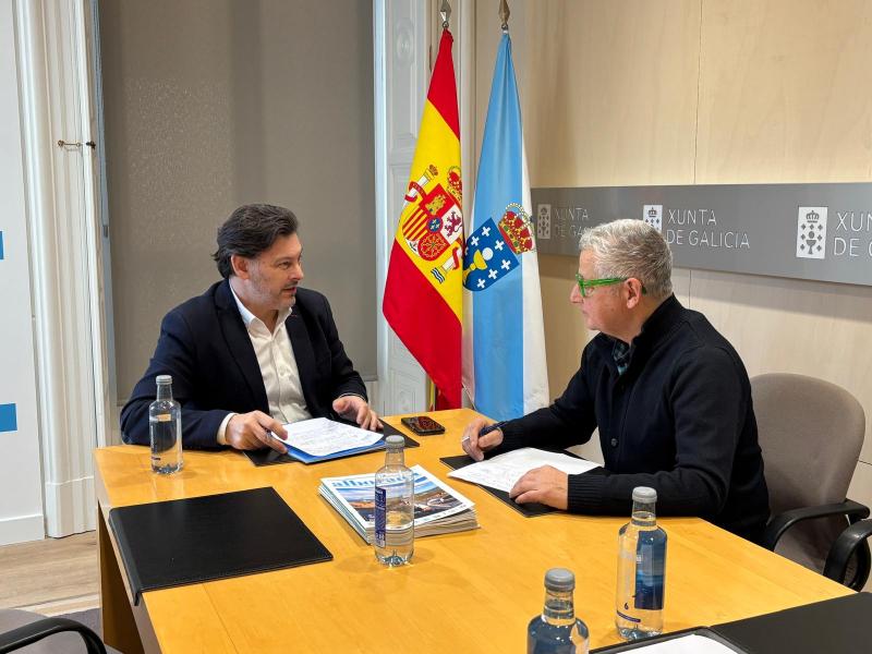 Miranda y Canosa acuerdan intensificar la colaboración en la promoción de la cultura gallega en Cataluña