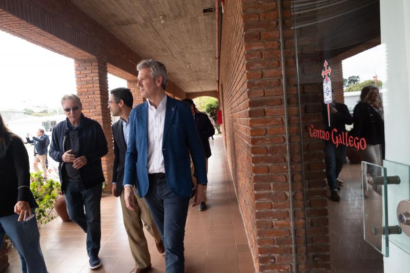 Rueda destaca el papel central de las entidades gallegas en Uruguay en la promoción de Galicia y llama a estrechar lazos culturales y empresariales