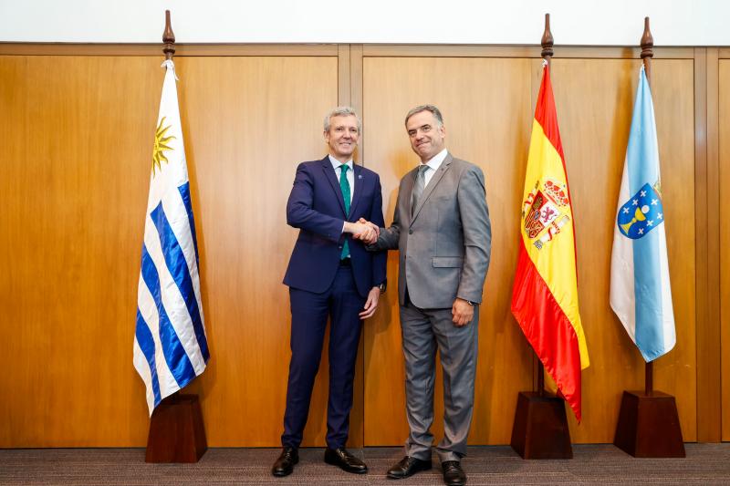 Rueda mantén un encontro co presidente do Uruguai para estreitar lazos entre os dous territorios