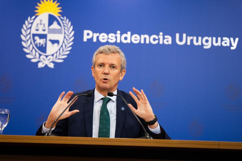 Rueda mantén un encontro co presidente do Uruguai para estreitar lazos entre os dous territorios