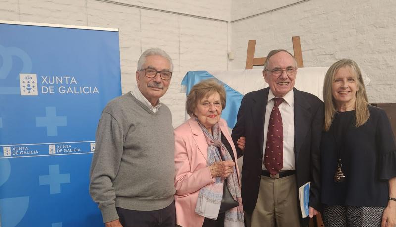 A Delegada da Xunta en Uruguai acompaña a Yolanda Díaz Gallego na presentación do seu libro sobre a memoria da emigración galega