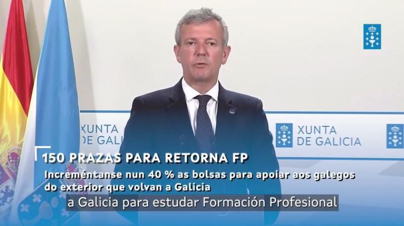 La Xunta refuerza el Programa Retorna Talento FP con 150 nuevas bolsas, un 40% más, y formaciones cortas para sectores con una alta demanda de profesionales La Xunta refuerza el Programa Retorna Talento FP con 150 nuevas bolsas, un 40% más, y formaciones cortas para sectores con una alta demanda de profesionales