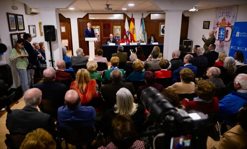 Rueda salienta o papel do Centro Galego de Santander como embaixador da cultura galega en Cantabria