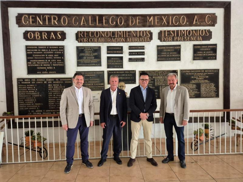 A Xunta salienta o labor referente do Centro Galego de México e a aposta común por difundir entre a mocidade do exterior a identidade de Galicia