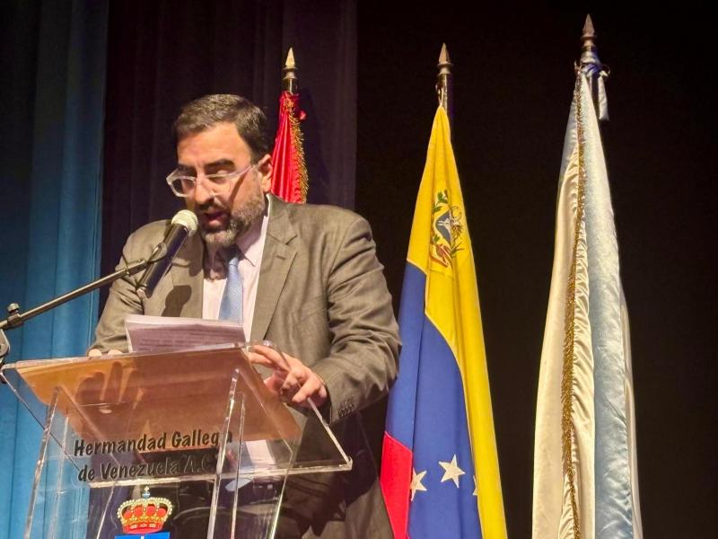 Miranda en la toma de posesión de la nueva directiva de la Hermandad Gallega de Venezuela: “Los nuevos responsables inician una etapa que contará con el respaldo de la Xunta para seguir fortaleciendo a nuestra colectividad en Venezuela”