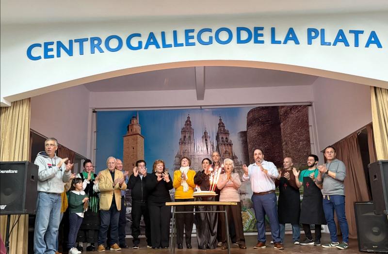 El delegado de la Xunta en Buenos Aires acompaña a la colectividad en la celebración del Día de Galicia y del 76º Aniversario del Centro Gallego de La Plata