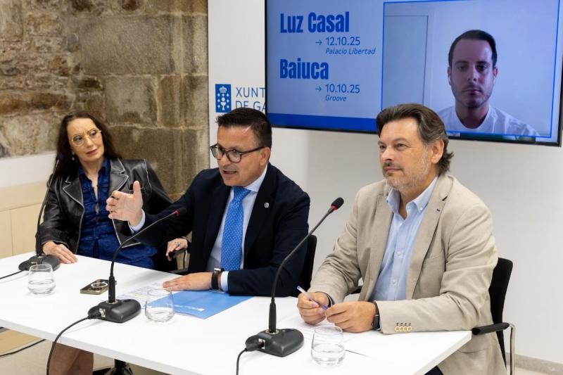 A Xunta levará no mes de outubro a Bos Aires os concertos de Luz Casal e Baiuca no marco do programa 'Saborea Galicia Calidade’