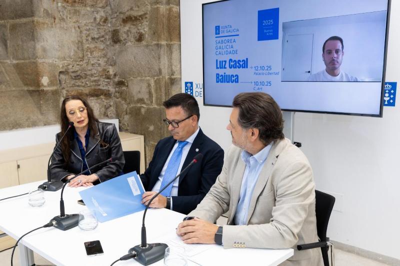 A Xunta levará no mes de outubro a Bos Aires os concertos de Luz Casal e Baiuca no marco do programa 'Saborea Galicia Calidade’