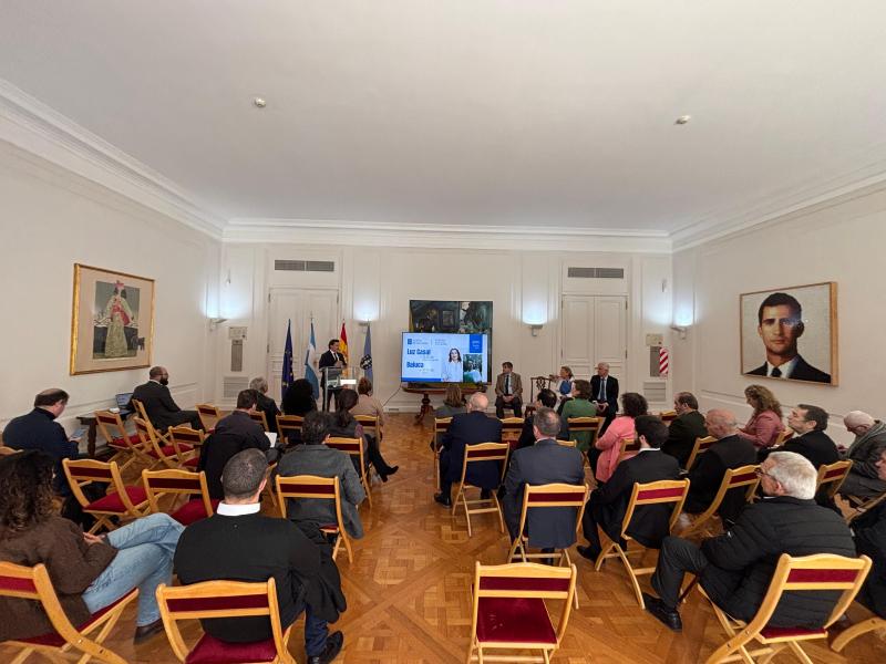 La Xunta presenta en la Embajada de España en Buenos Aires el programa “Saborea Galicia Calidade” para promover la cultura, siendo la música de artistas gallegos internacionales el gran referente