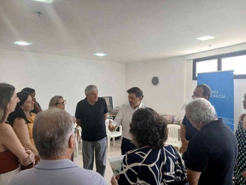 Miranda destaca en Salvador de Bahía el compromiso de la colectividad gallega y su papel como puente entre Galicia y Brasil