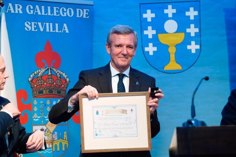 Rueda reivindica el papel de los centros gallegos en la proyección de la imagen de Galicia y en la conservación de las tradiciones