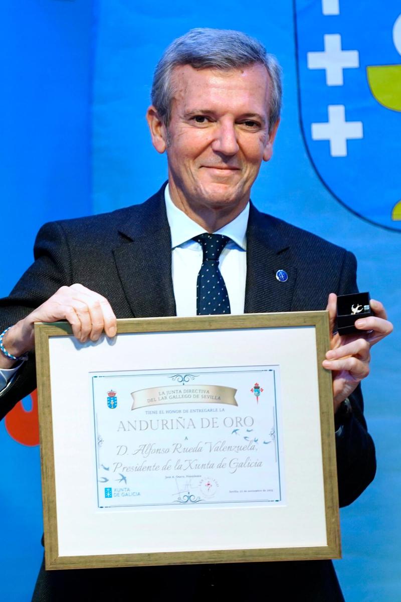 Rueda reivindica el papel de los centros gallegos en la proyección de la imagen de Galicia y en la conservación de las tradiciones