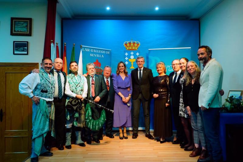 Rueda reivindica el papel de los centros gallegos en la proyección de la imagen de Galicia y en la conservación de las tradiciones