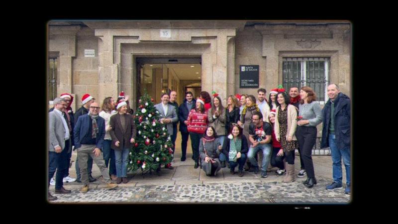 Felicitación de Navidad de la Secretaría Xeral da Emigración.