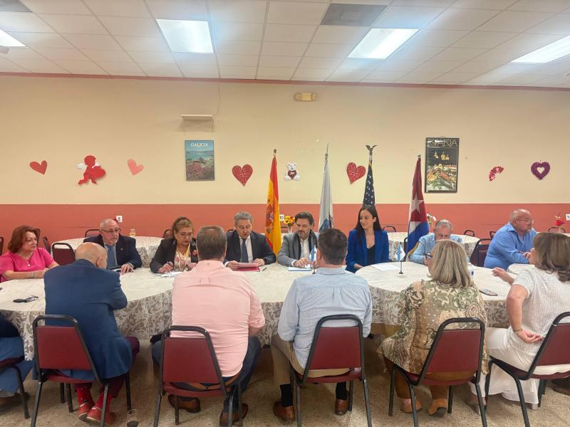 Miranda: 'La directiva de la Casa de Santa Marta de Ortigueira de Miami garantiza la continuidad de la galleguidad en Miami'