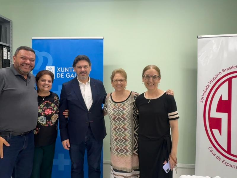 Miranda destaca en São Paulo el compromiso de la Sociedade Hispano Brasileira con la galleguidad y con la atención a la colectividad Miranda destaca en São Paulo el compromiso de la Sociedade Hispano Brasileira con la galleguidad y con la atención a la colectividad