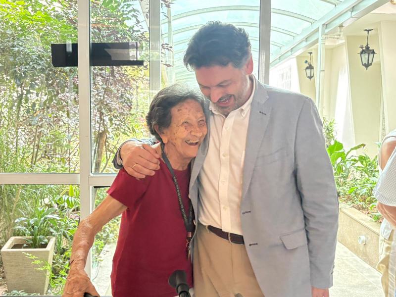 Miranda: 'El trabajo del Recreio dos Anciãos es esencial para garantizar cuidado y acompañamiento a la colectividad'