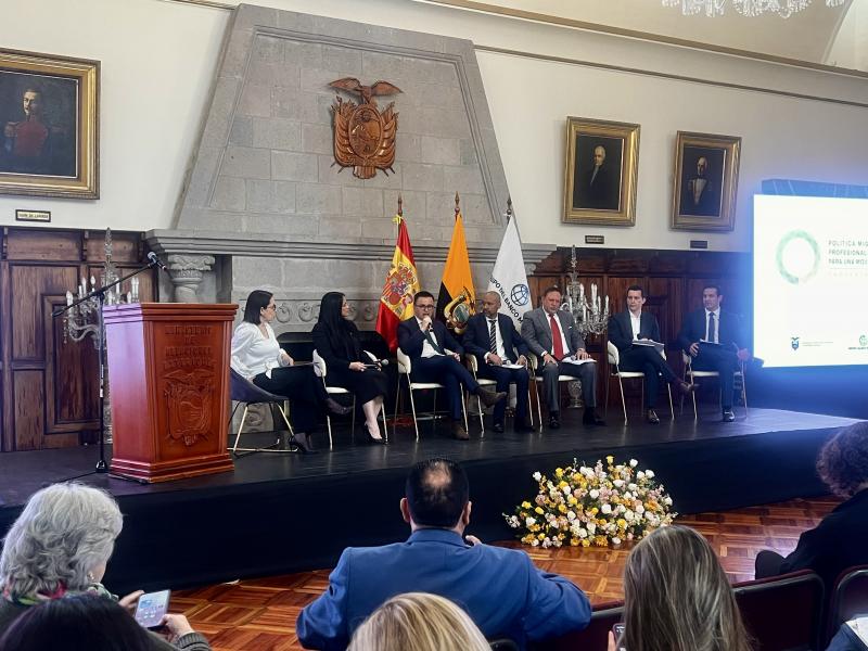 La Xunta proyecta el modelo gallego de atracción de talento en el foro de movilidad laboral organizado por el Gobierno de Ecuador y el Banco Mundial