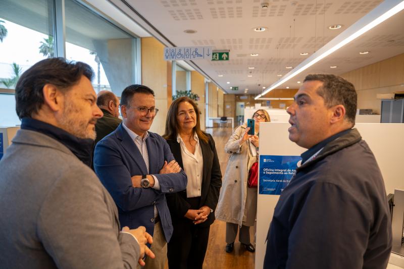 La Xunta destaca la labor de acompañamiento y apoyo desarrollado por la Oficina de retorno con la atención a más de 1.500 familias en el área de Vigo en 2025