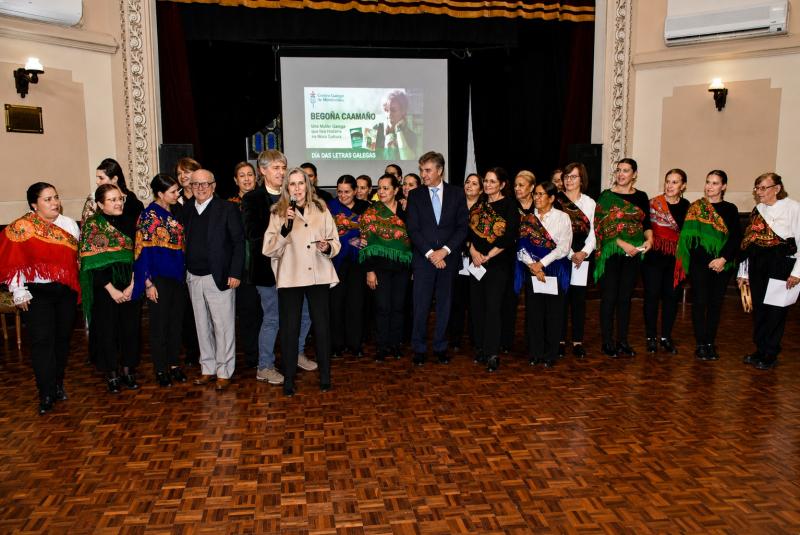 La Delegada de la Xunta en Uruguay participa en las celebraciones de las Letras Galegas en Montevideo para reafirmar el compromiso con la cultura gallega