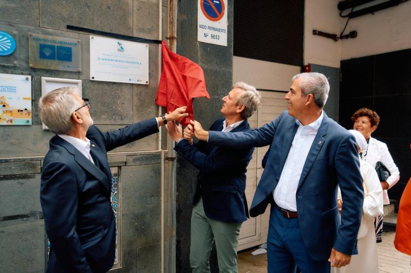 Rueda pone en valor los vínculos xacobeos entre Galicia y Canarias y reivindica el próximo Año Santo como una oportunidad única para visitar la comunidad.