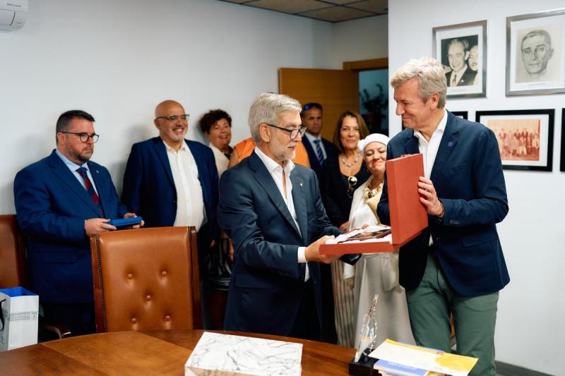 Rueda pone en valor los vínculos xacobeos entre Galicia y Canarias y reivindica el próximo Año Santo como una oportunidad única para visitar la comunidad.