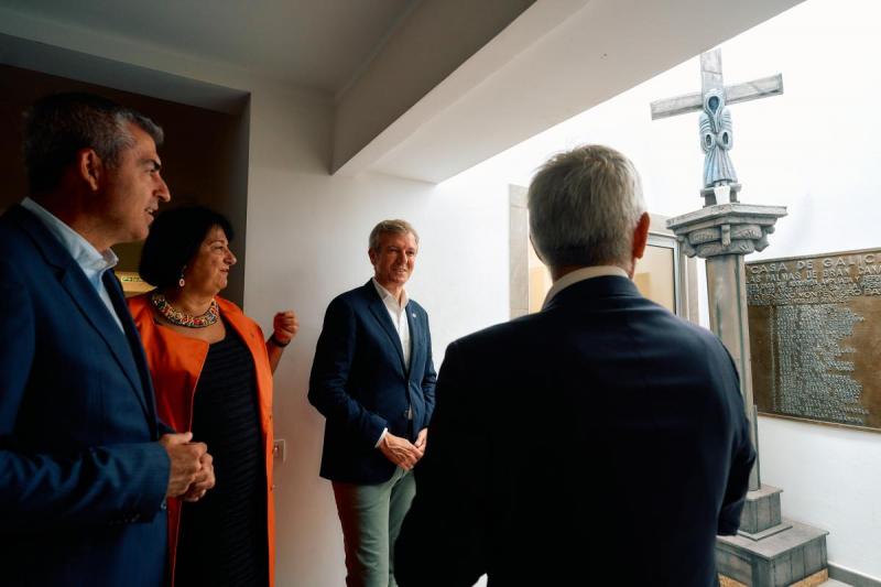 Rueda pone en valor los vínculos xacobeos entre Galicia y Canarias y reivindica el próximo Año Santo como una oportunidad única para visitar la comunidad.