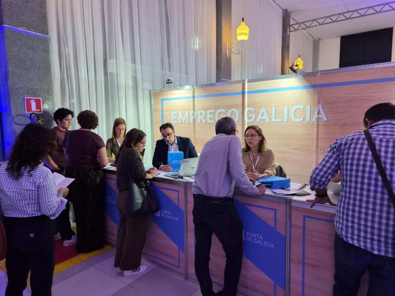 La Xunta potencia en las ferias de empleo de Brasil el modelo gallego de atracción de talento con el foco en el retorno con trabajo de las personas gallegas.