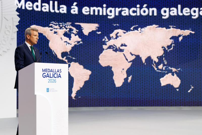 Intervención do presidente da Xunta na cerimonia de entrega das Medallas de Galicia 2026.
