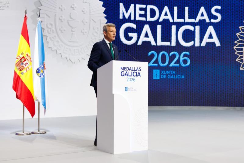 Intervención do presidente da Xunta na cerimonia de entrega das Medallas de Galicia 2026.