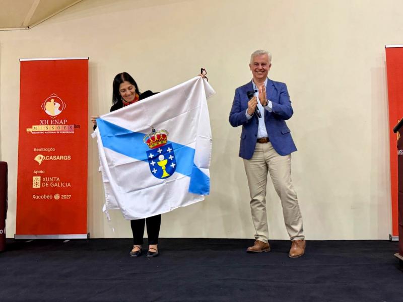 O delegado da Xunta na Arxentina anima no Brasil a peregrinar a Galicia no próximo ano xacobeo.