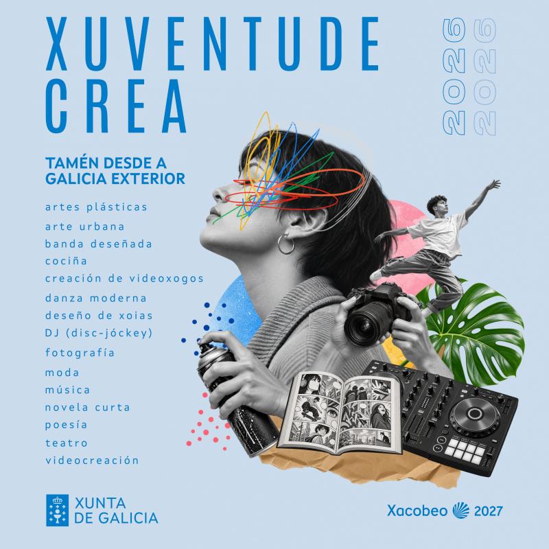 El programa ‘Xuventude Crea’ impulsa la participación de la juventud gallega residente en el exterior.