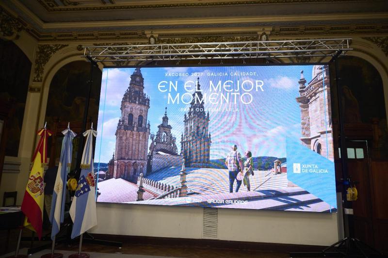 La Xunta invita en Argentina a vivir un Xacobeo 2027 abierto al mundo y asentado en los valores del encuentro, la convivencia y la participación.