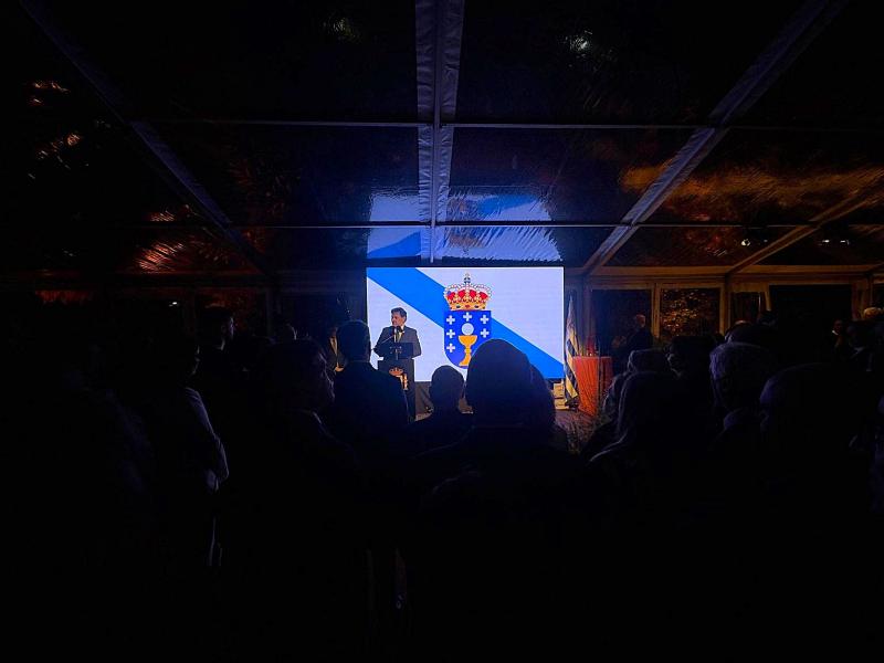 Miranda y Gómez Román ensalzan la fortaleza de los lazos entre Galicia y Uruguay como impulsores de la proyección del Xacobeo 2027.